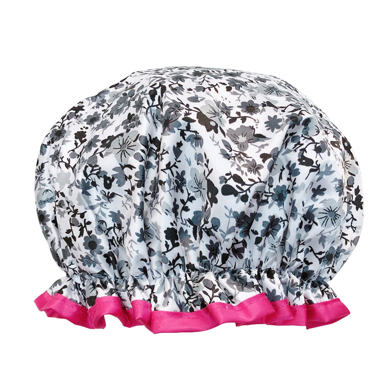 Wrapables Reusable Women's Waterproof Shower Caps for Long Hair
